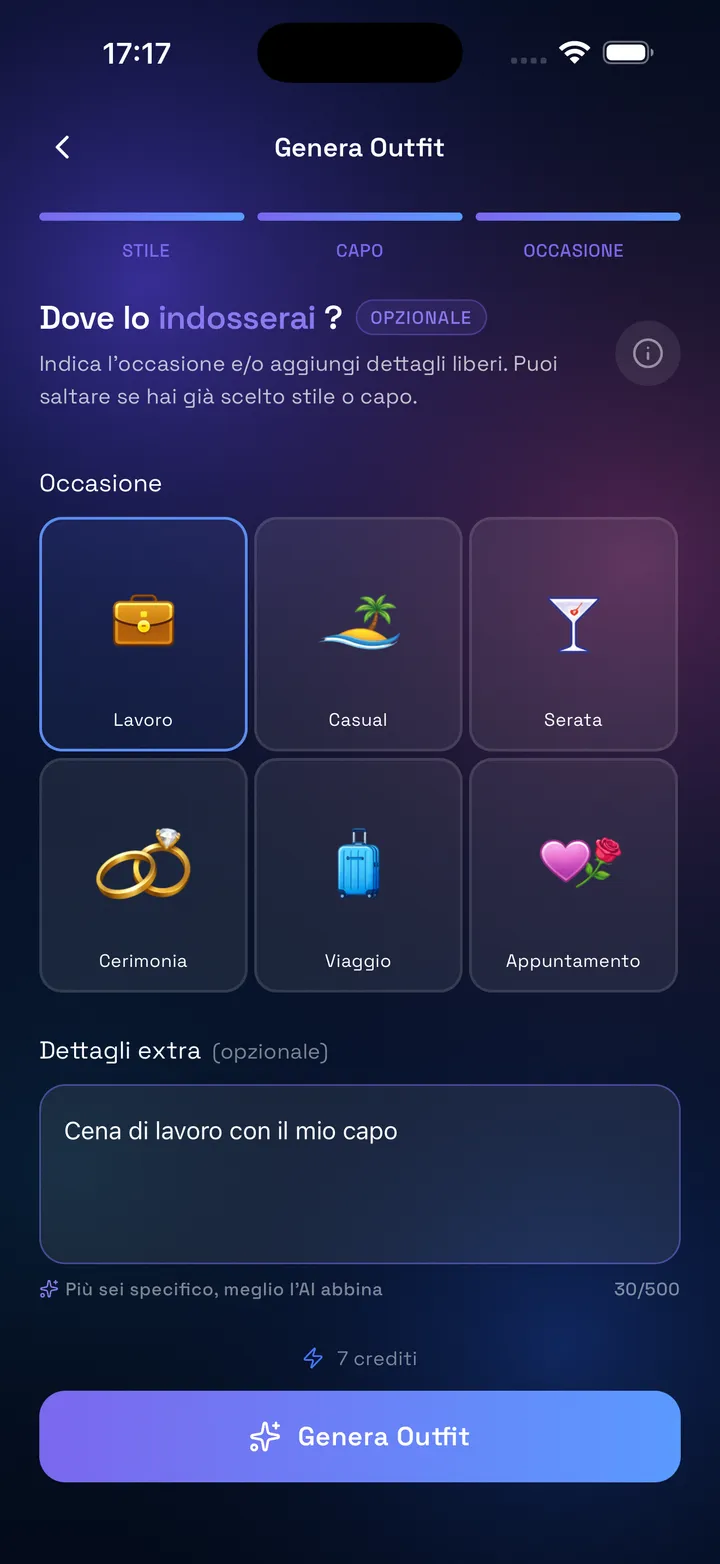 Generate outfit